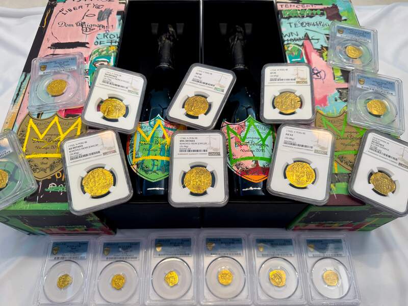 Peru 8 Escudos 1724 "Only 3 Graded" NGC 45 88