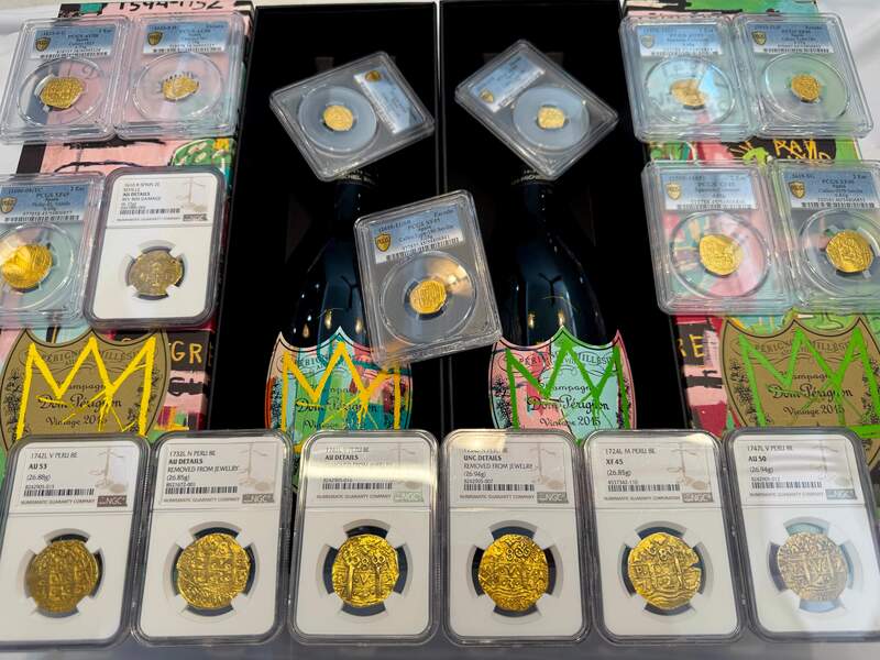 Peru 8 Escudos 1724 "Only 3 Graded" NGC 45 76