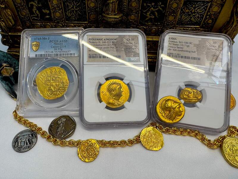 Ptolemaic Kingdom 246-222BC "Ptolemy III" NGC Ch XF 5x3 Fine Style 42