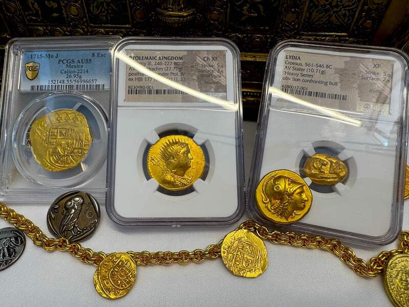 Ptolemaic Kingdom 246-222BC "Ptolemy III" NGC Ch XF 5x3 Fine Style 44