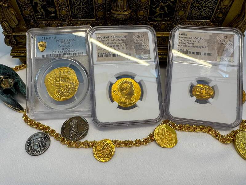 Ptolemaic Kingdom 246-222BC "Ptolemy III" NGC Ch XF 5x3 Fine Style 34