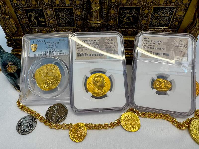 Ptolemaic Kingdom 246-222BC "Ptolemy III" NGC Ch XF 5x3 Fine Style 37