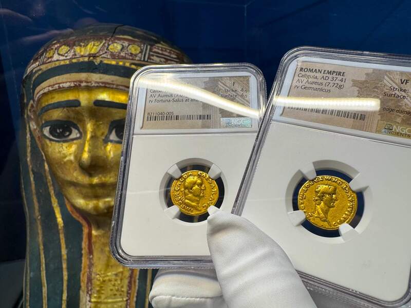 Roman Empire "Galba" 68-69AD NGC F 4x4 7