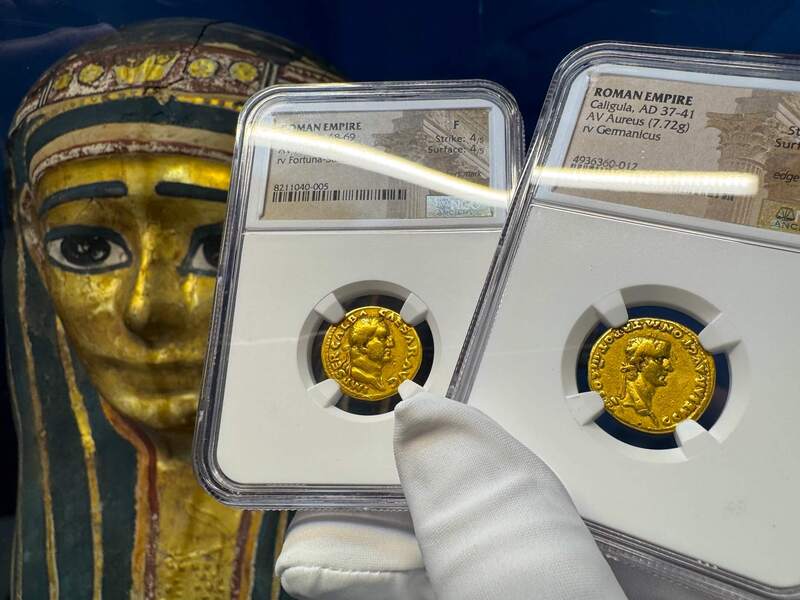 Roman Empire "Galba" 68-69AD NGC F 4x4 36