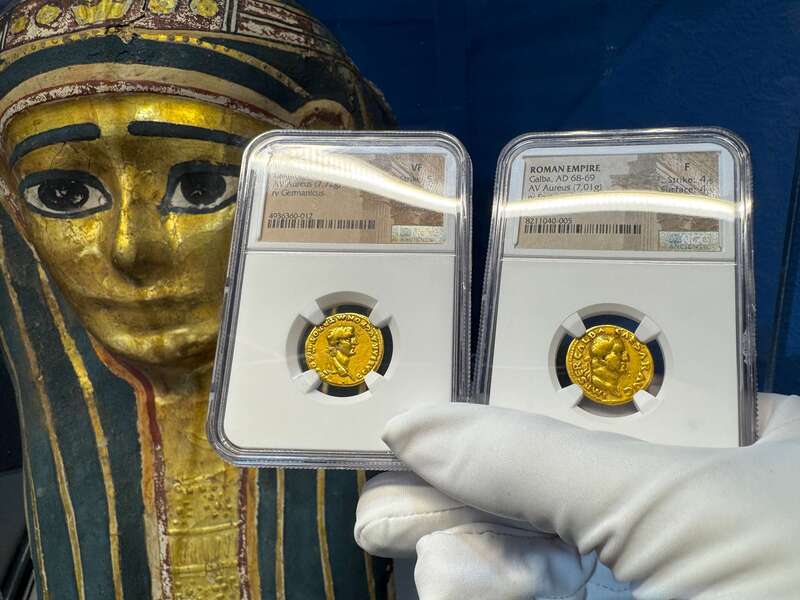 Roman Empire "Galba" 68-69AD NGC F 4x4 29