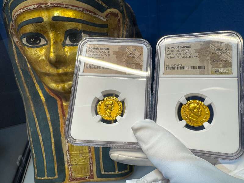 Roman Empire "Galba" 68-69AD NGC F 4x4 37