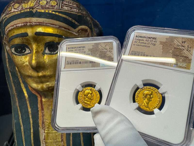 Roman Empire "Galba" 68-69AD NGC F 4x4 42