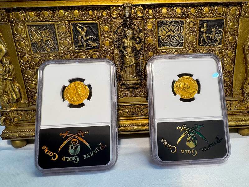 Roman Empire "Galba" 68-69AD NGC F 4x4 16