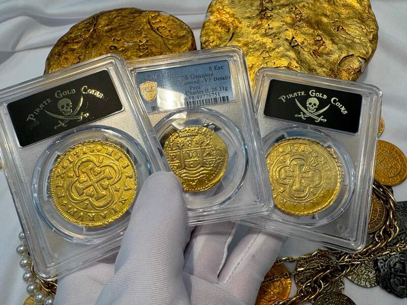 Spain 8 Escudos 1713 "1 of 8 Known" NGC AU 52