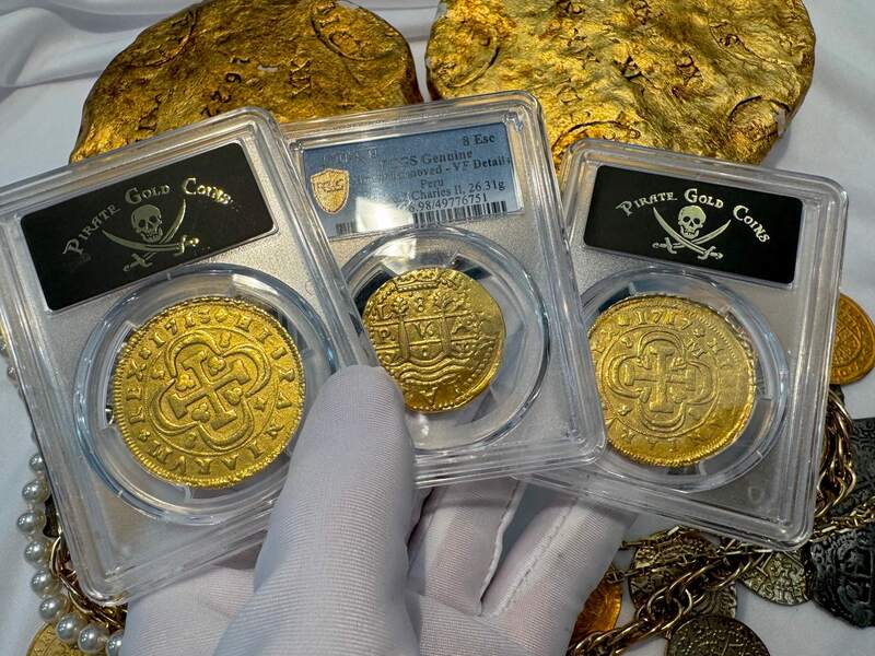 Spain 8 Escudos 1713 "1 of 8 Known" NGC AU 53