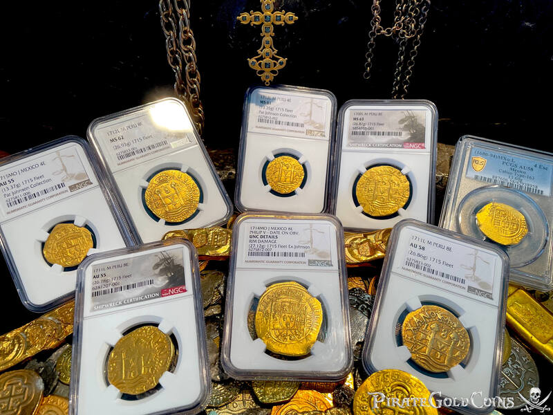 Peru 4 Escudos 1712 "Only 6 Known! 1715 Fleet Shipwreck" NGC 61 20