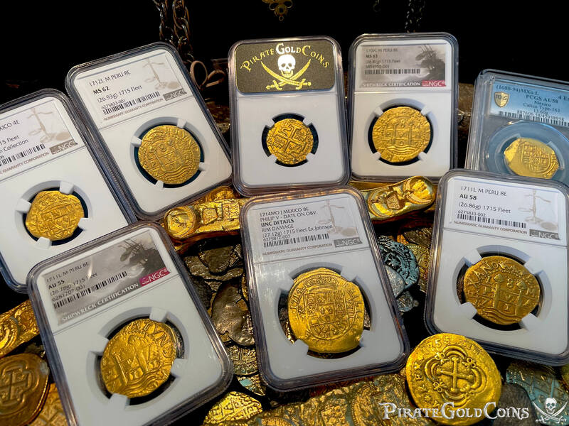 Peru 4 Escudos 1712 "Only 6 Known! 1715 Fleet Shipwreck" NGC 61 21