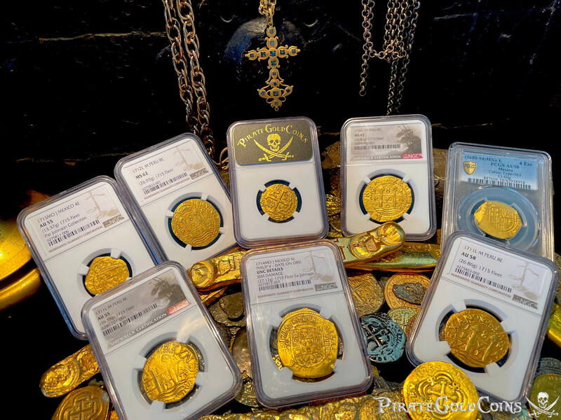 Peru 8 Escudos 1709 "Finest Known- 1715 Fleet Shipwreck" NGC 63 12