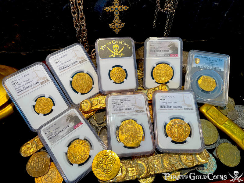 Peru 4 Escudos 1712 "Only 6 Known! 1715 Fleet Shipwreck" NGC 61 25