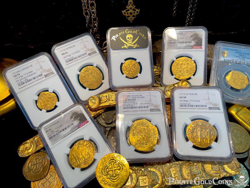 Peru 8 Escudos 1709 "Finest Known- 1715 Fleet Shipwreck" NGC 63 17