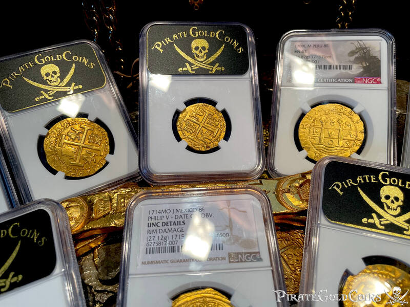 Peru 8 Escudos 1712 "1715 Plate Fleet Shipwreck" NGC 62 17