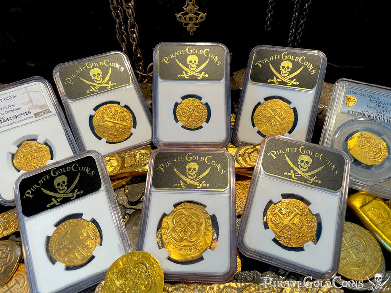 Peru 8 Escudos 1712 "1715 Plate Fleet Shipwreck" NGC 62 23