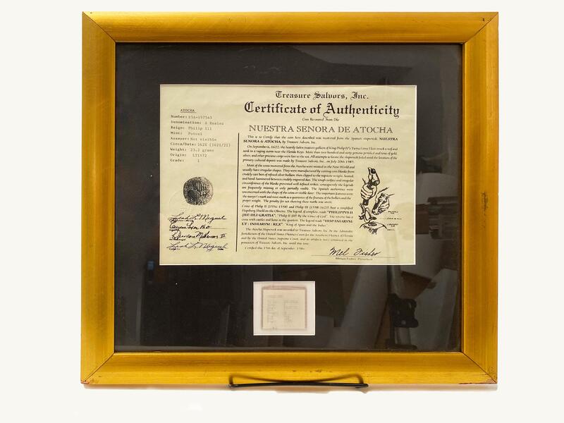 Bolivia 8 Reales 1621 "Full Date! Atocha 1622 Shipwreck" w/ Chain 12