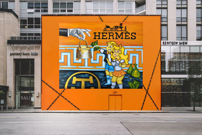 Treasure Paintings by JR Bissell  "The Michael Coste Hermes Painting" 7