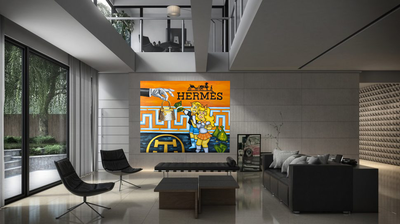 Treasure Paintings by JR Bissell  "The Michael Coste Hermes Painting" 11