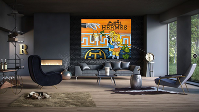 Treasure Paintings by JR Bissell  "The Michael Coste Hermes Painting" 13