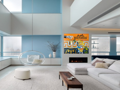 Treasure Paintings by JR Bissell  "The Michael Coste Hermes Painting" 14