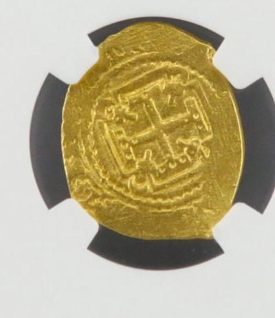 Mexico 2 Escudos 1679-98 "Jeweled Cross" NGC 58 Pirate Gold Coins Treasure 2