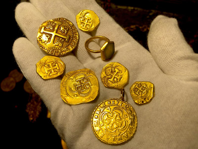 1715 Fleet Shipwreck Ring found in Gold Box Pirate Gold Coins Artifacts 3