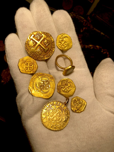 1715 Fleet Shipwreck Ring found in Gold Box Pirate Gold Coins Artifacts 8