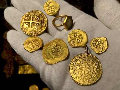 1715 Fleet Shipwreck Ring found in Gold Box Pirate Gold Coins Artifacts 14