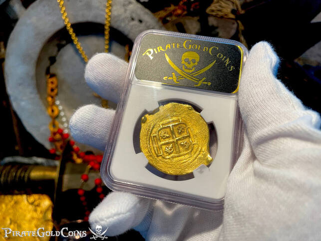 Mexico 8 Escudos 1705-10 "1715 Fleet Shipwreck" NGC 53