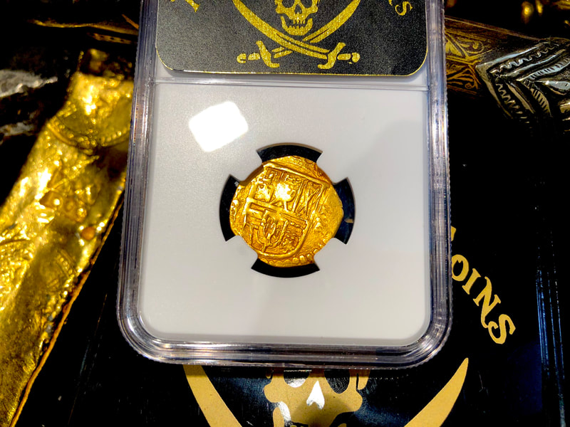 Spain 2 Escudos 1556-98 "Toledo Mint" NGC 61 5