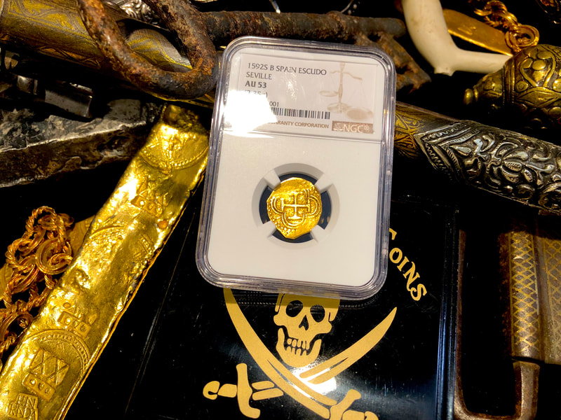 Spain 1 Escudo 1592 "Dated" NGC 53 4