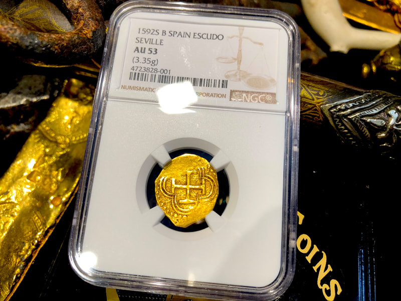 Spain 1 Escudo 1592 "Dated" NGC 53 2