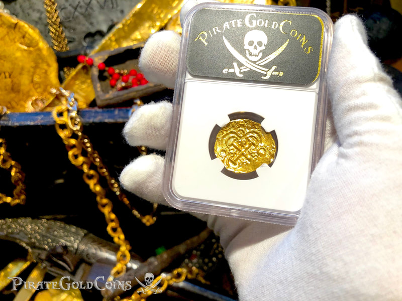 Colombia 2 Escudos 1694-1713 "1715 Fleet Shipwreck" NGC 62 9