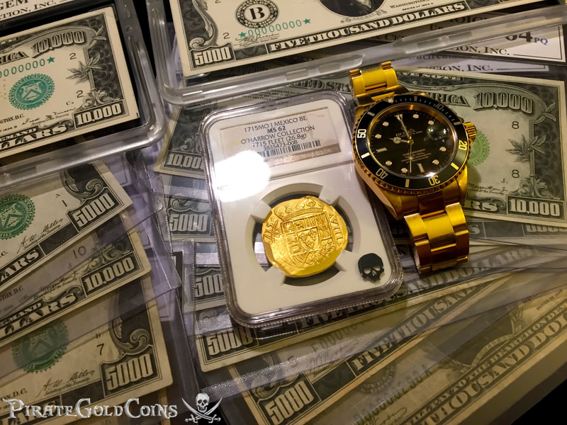 Gold Rolex Submariner w/ Black Face 8