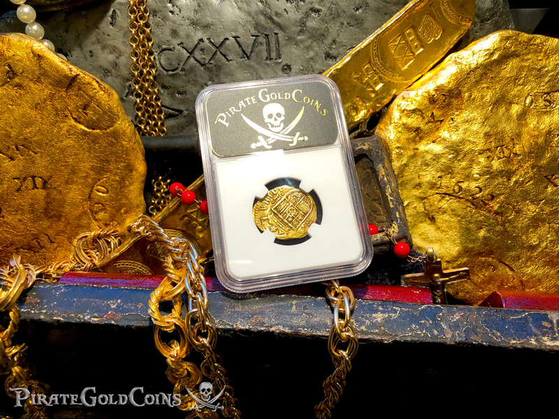 Spain 2 Escudos 1556-98 "Incredible Pirate Look" NGC 53 14