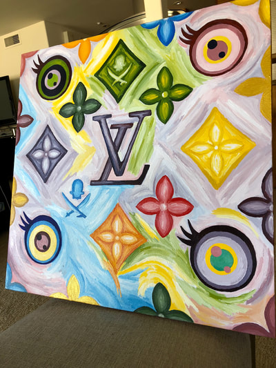 Treasure Paintings by JR Bissell  "LV ~ Life's Vogue" | JR Bissell 27