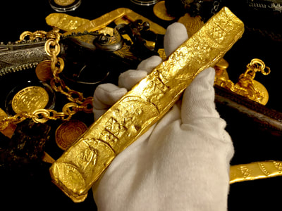 Exact Replica  22kt  Plated Atocha Shipwreck Gold Bar (We Have Real Exact Bar) 9