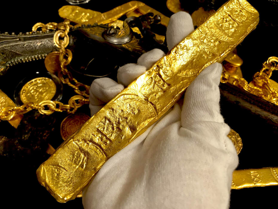 Exact Replica  22kt  Plated Atocha Shipwreck Gold Bar (We Have Real Exact Bar)