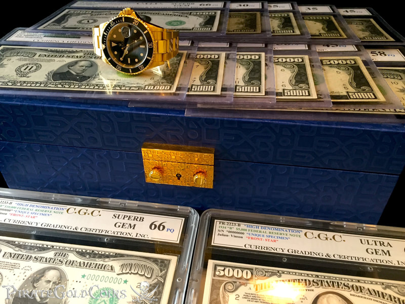 Gold Rolex Submariner w/ Black Face 13