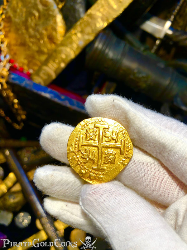 Peru 8 Escudos 1711 "1715 Fleet Shipwreck" RAW Pirate Gold Coins 4