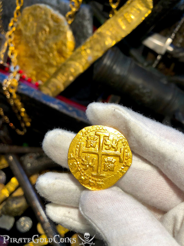 Peru 8 Escudos 1711 "1715 Fleet Shipwreck" RAW Pirate Gold Coins 6