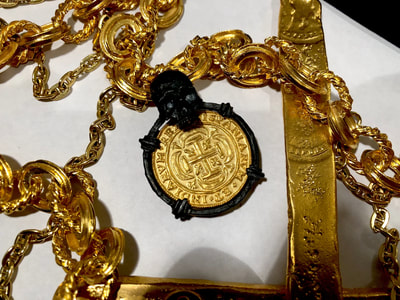 Skull Pendant  Mexico 1715  Royal Replica Shipwreck Jewelry Treasure Coin 4