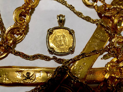 Authentic Spain 1 Escudo 1516-1556 Gold Shipwreck Treasure Jewelry Coin 5