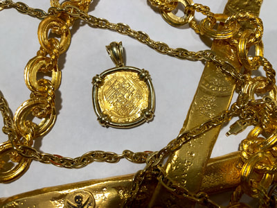 Authentic Spain 1 Escudo 1516-1556 Gold Shipwreck Treasure Jewelry Coin 7