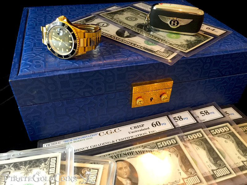 Gold Rolex Submariner w/ Black Face 19