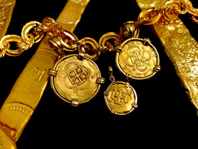  2 Escudos 24kt Gold Pendant Jewelry Treasure Coin 5