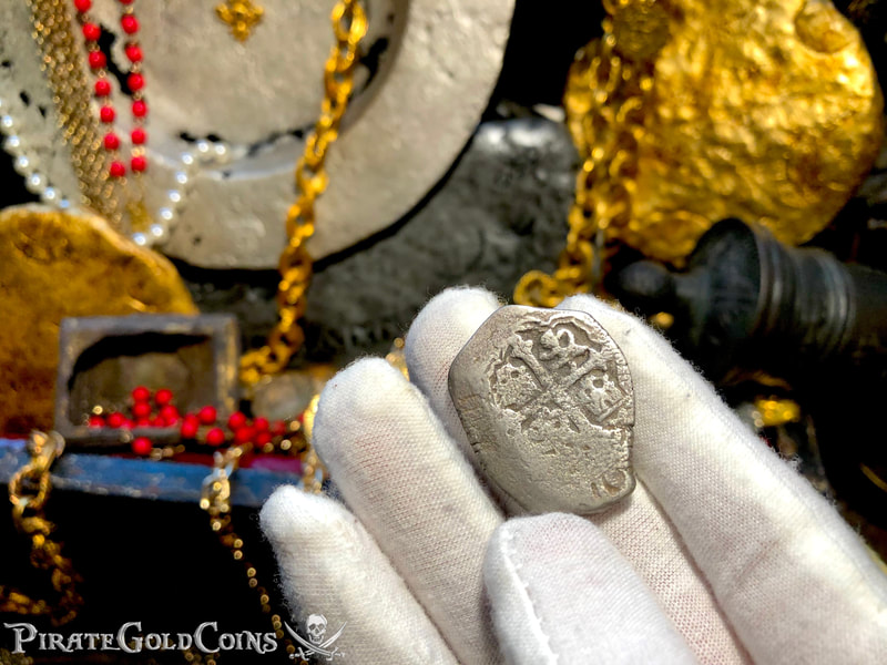 Mexico 4 Reales 1708 "Full 4 Digit Date" 18kt Gold Bezel 3