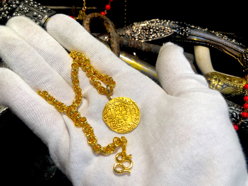 Spain 2 Escudos 1556-98 "Toledo Mint" Pendant 4